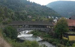 Bild 45: Holzbrücke in Forbach
