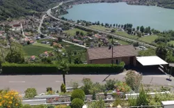 Bild 2: Bella vista auf Melano, Capolago und den Lago di Lugano