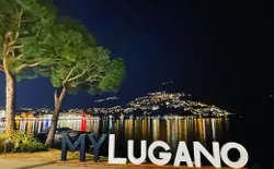 Bild 37: Lugano by night